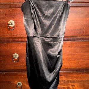 Windsor Black Spaghetti Strap Sheath Dress